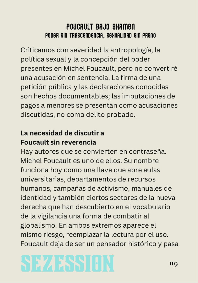 sezession especial buenos lectores n30 — page 119