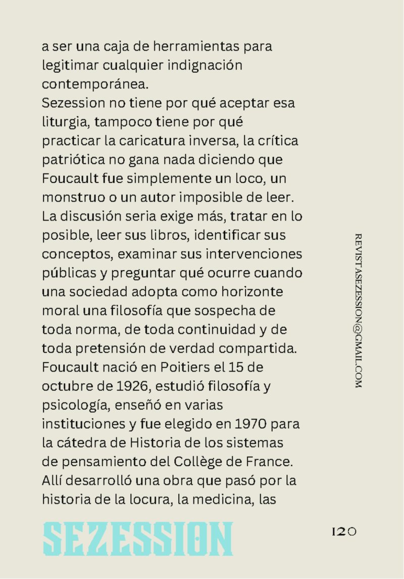 sezession especial buenos lectores n30 — page 120