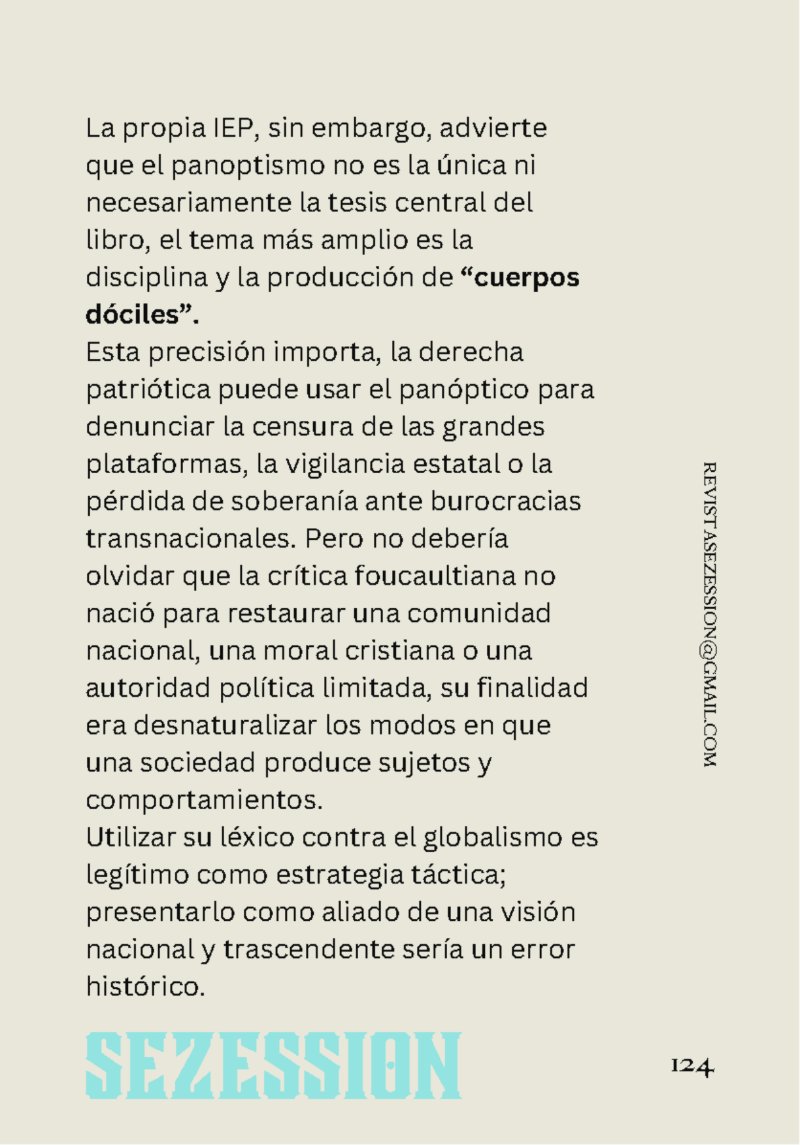 sezession especial buenos lectores n30 — page 124