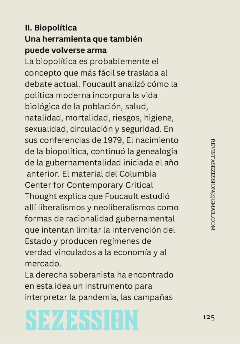 sezession especial buenos lectores n30 — page 125