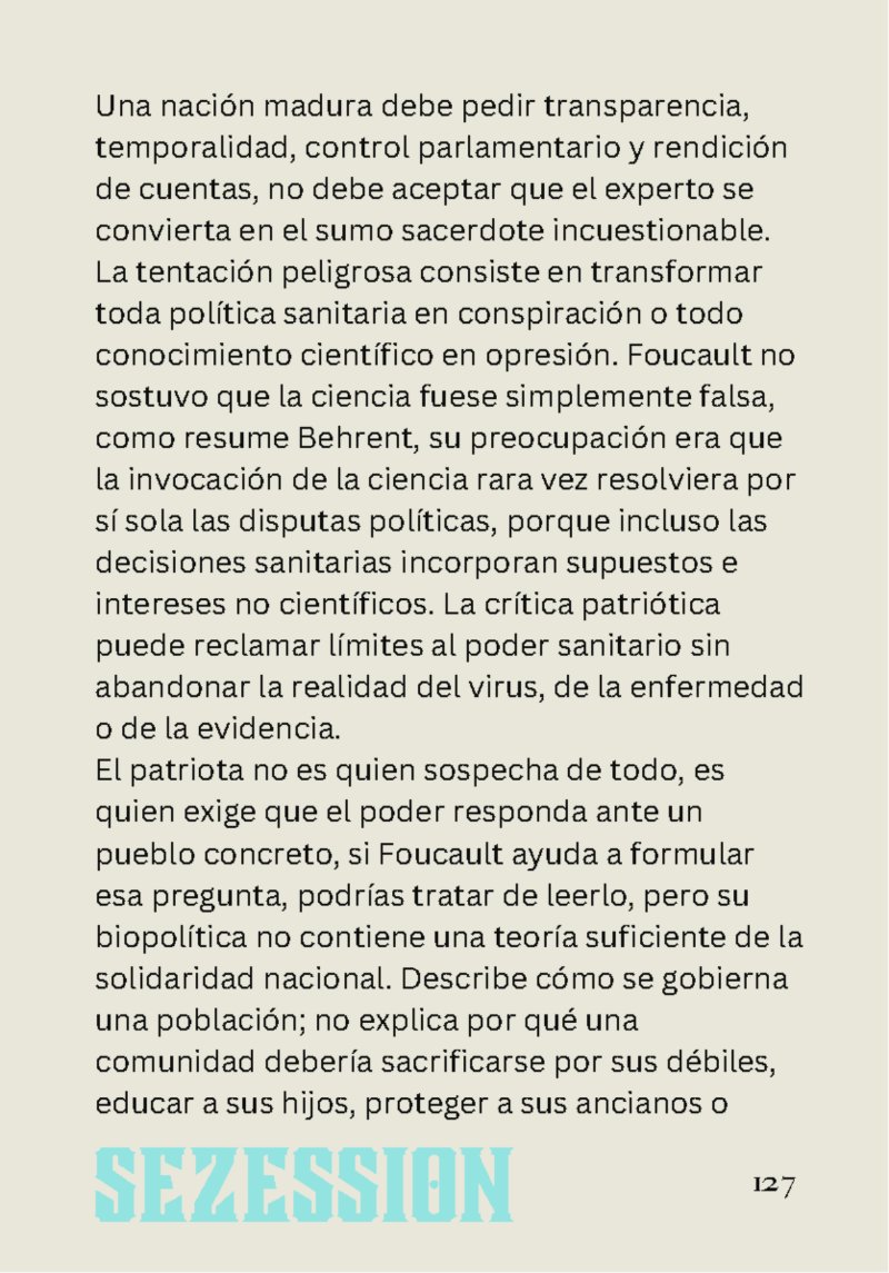 sezession especial buenos lectores n30 — page 127