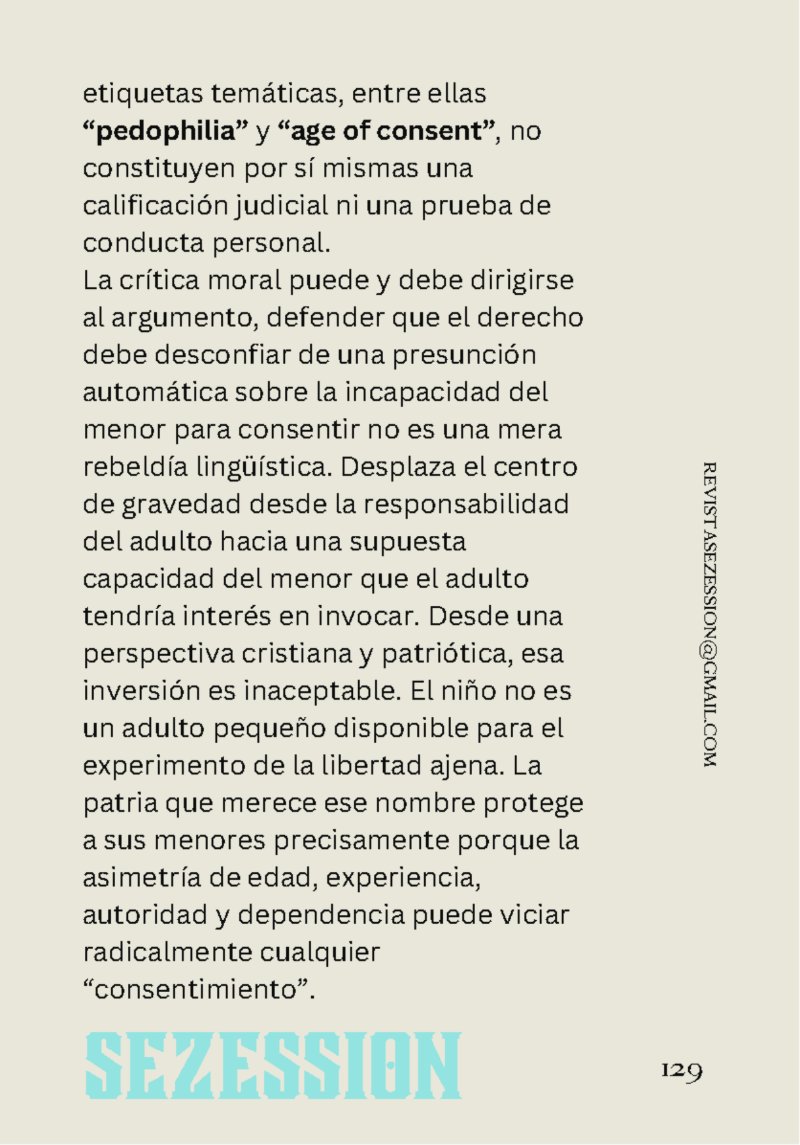 sezession especial buenos lectores n30 — page 129