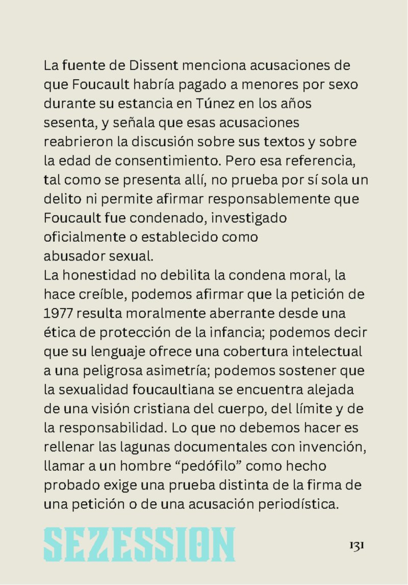 sezession especial buenos lectores n30 — page 131