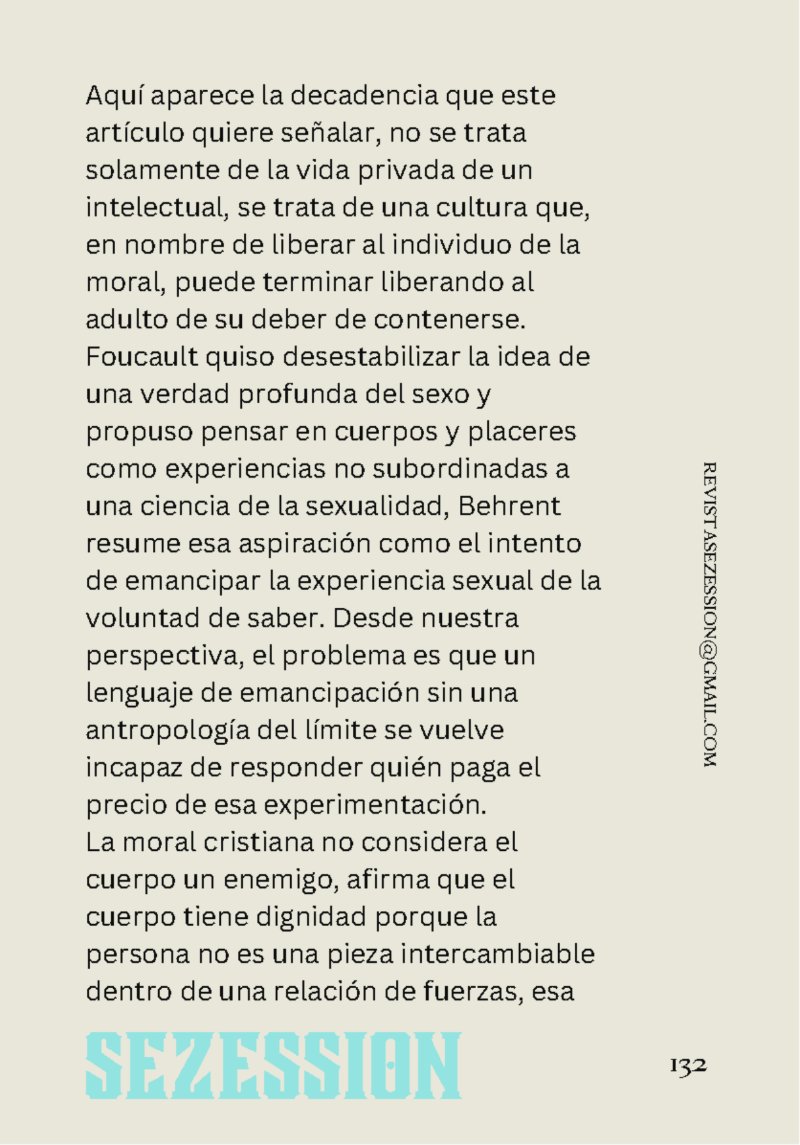 sezession especial buenos lectores n30 — page 132
