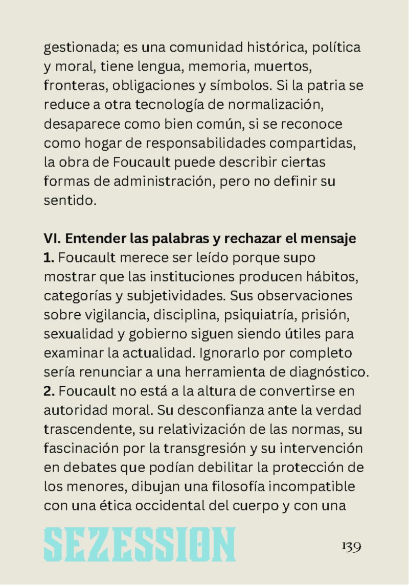 sezession especial buenos lectores n30 — page 139