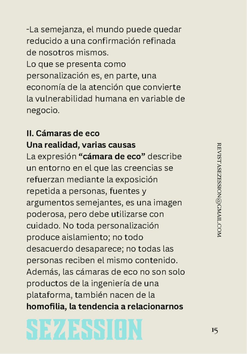 sezession especial buenos lectores n30 — page 15