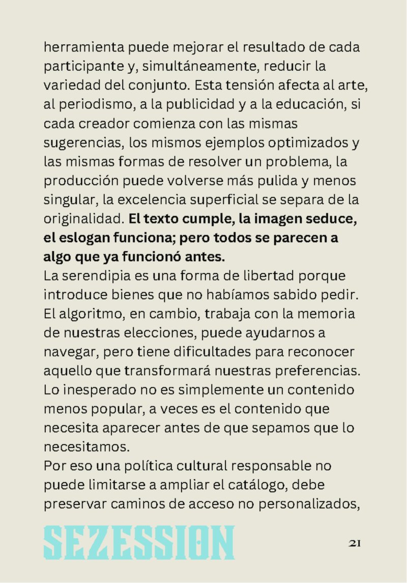 sezession especial buenos lectores n30 — page 21