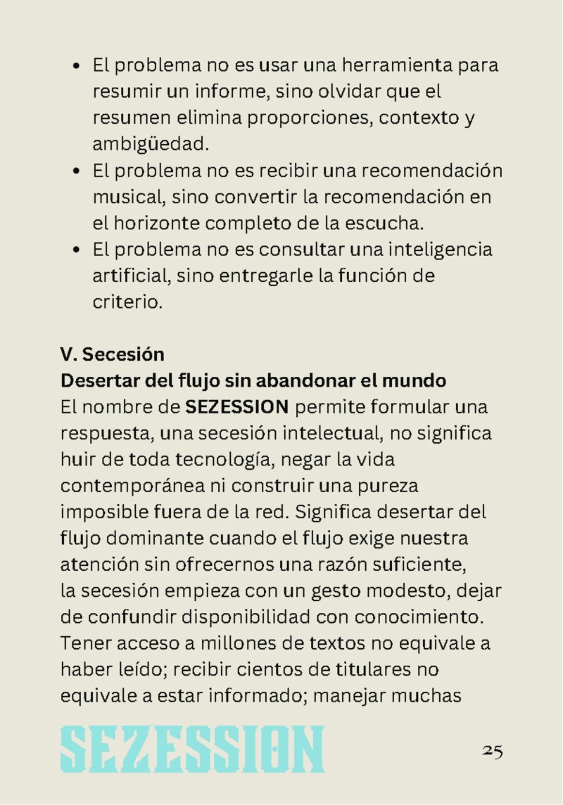 sezession especial buenos lectores n30 — page 25
