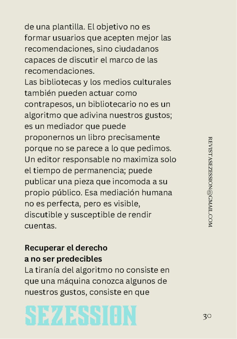 sezession especial buenos lectores n30 — page 30