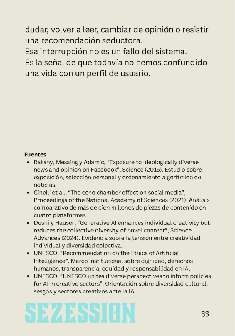 sezession especial buenos lectores n30 — page 33