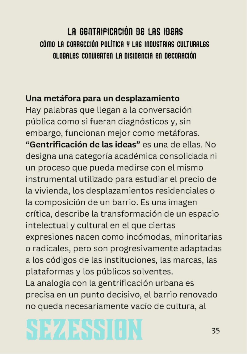 sezession especial buenos lectores n30 — page 35