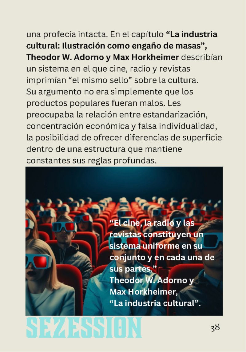 sezession especial buenos lectores n30 — page 38