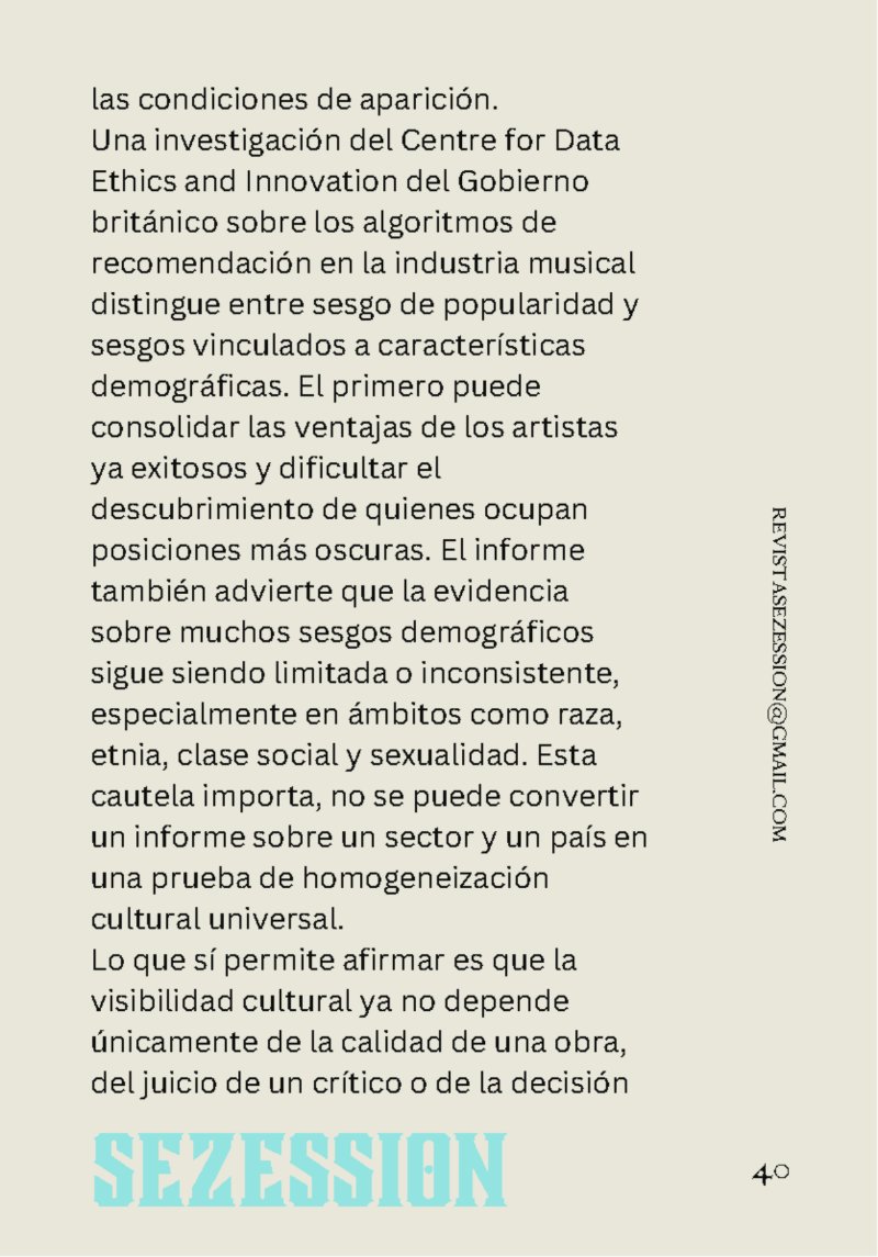 sezession especial buenos lectores n30 — page 40