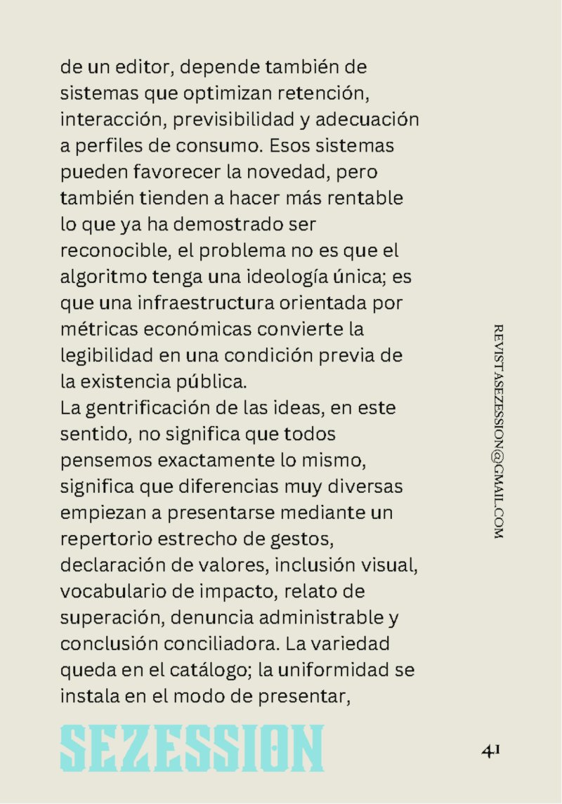 sezession especial buenos lectores n30 — page 41