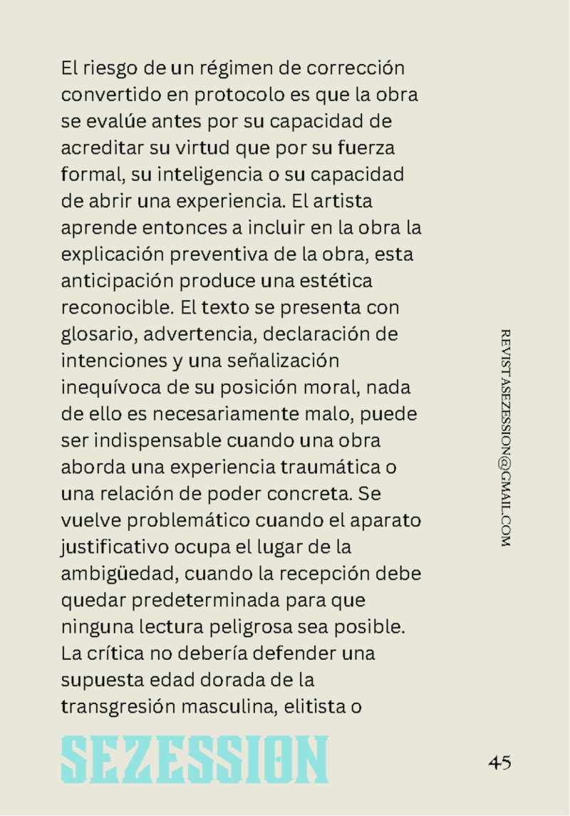 sezession especial buenos lectores n30 — page 45
