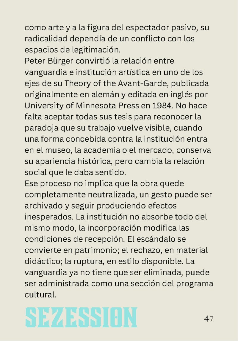 sezession especial buenos lectores n30 — page 47