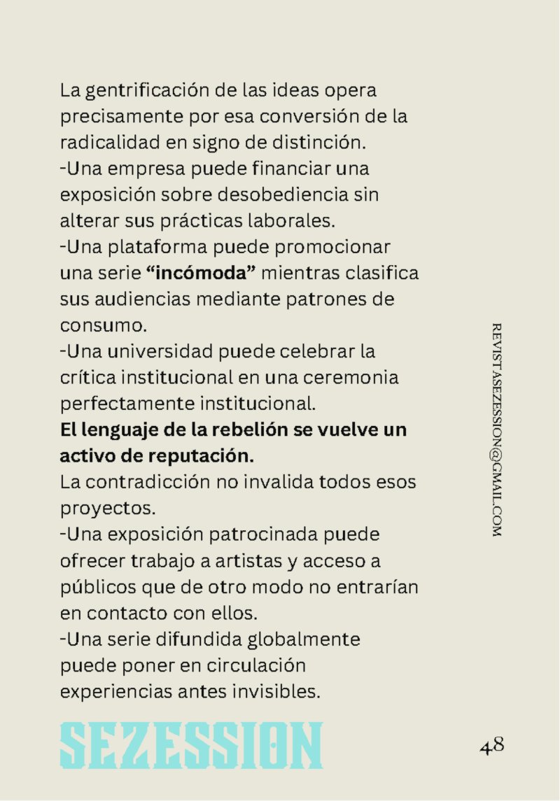 sezession especial buenos lectores n30 — page 48
