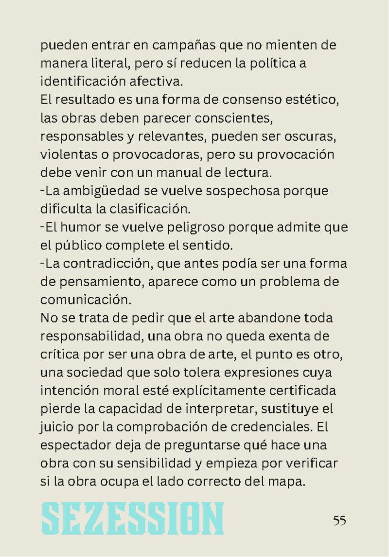 sezession especial buenos lectores n30 — page 55