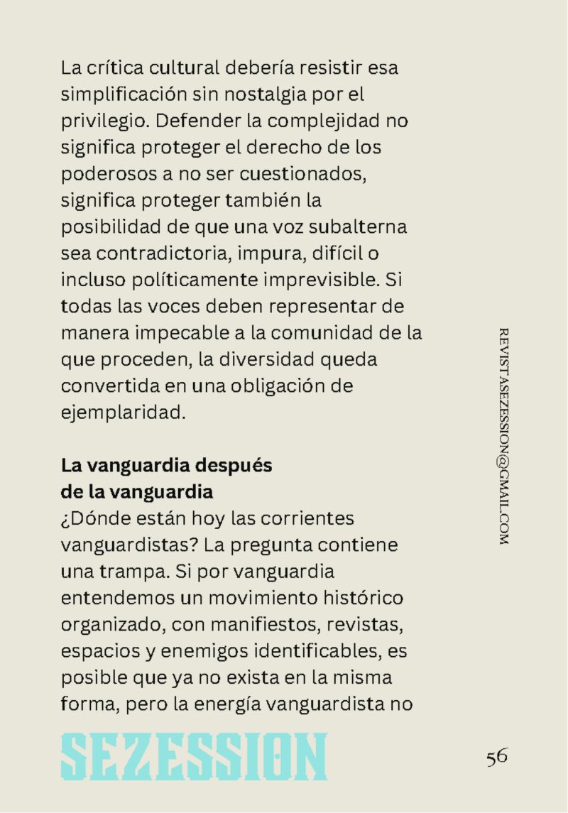 sezession especial buenos lectores n30 — page 56