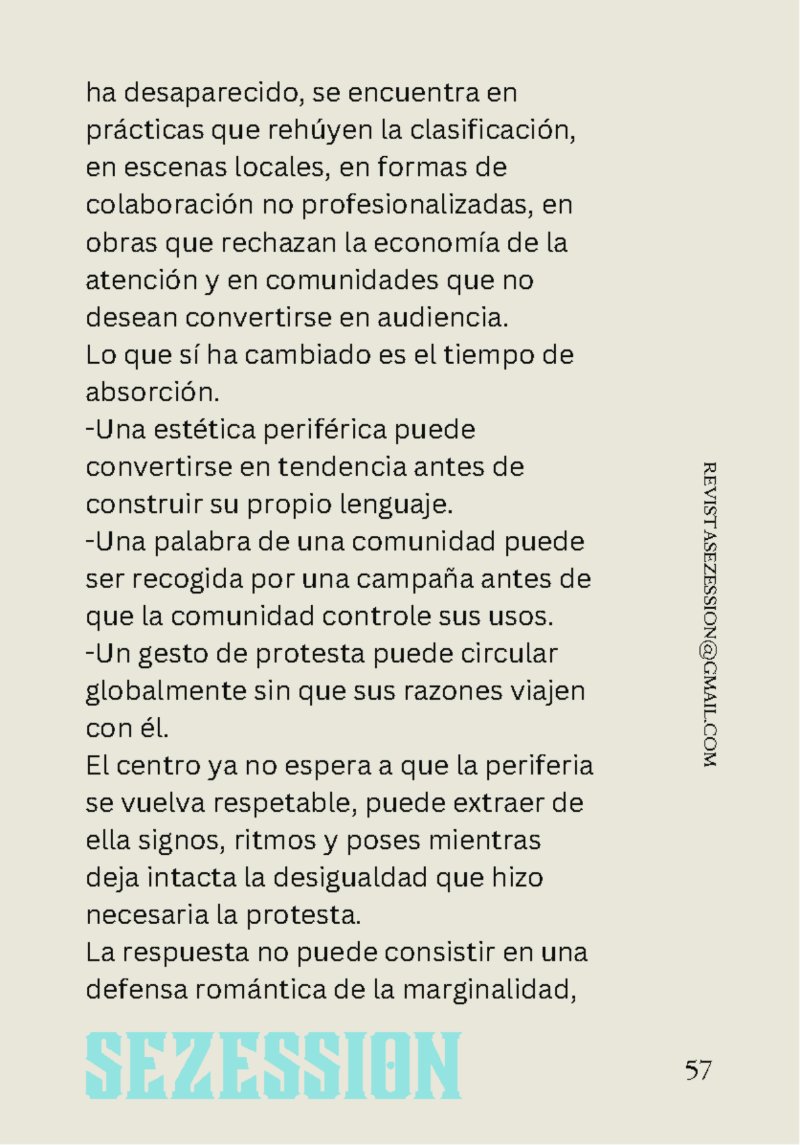 sezession especial buenos lectores n30 — page 57