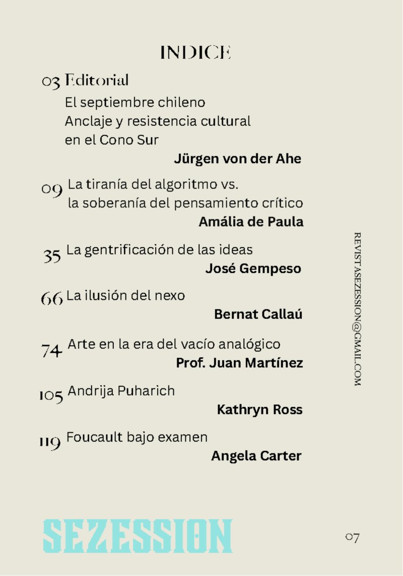 sezession especial buenos lectores n30 — page 7