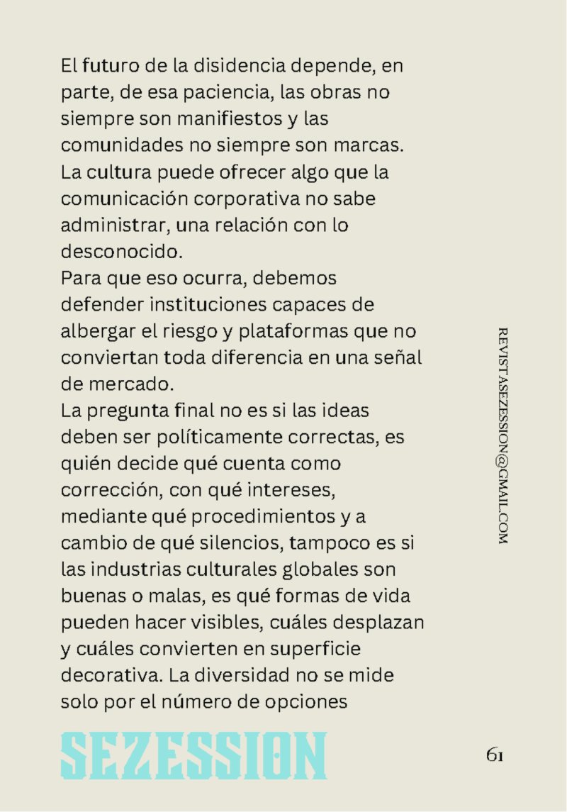 sezession especial buenos lectores n30 — page 61
