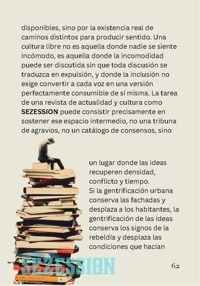 sezession especial buenos lectores n30 — page 62