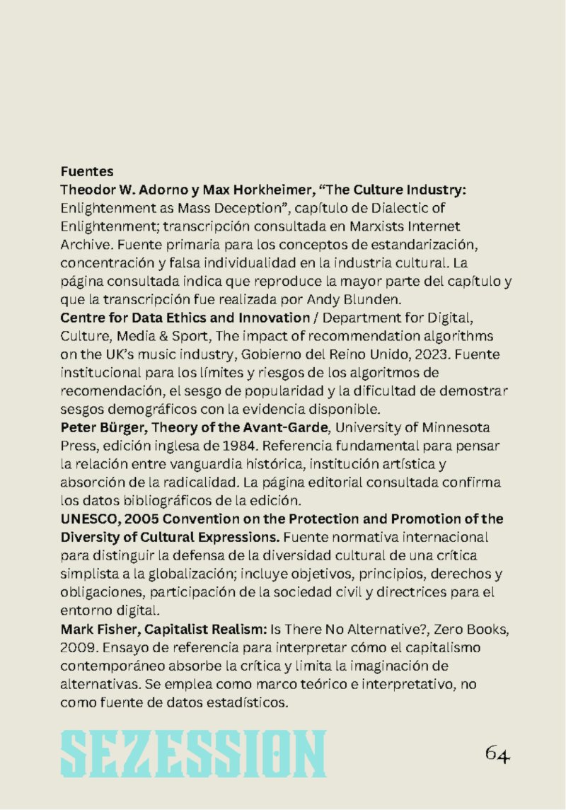 sezession especial buenos lectores n30 — page 64