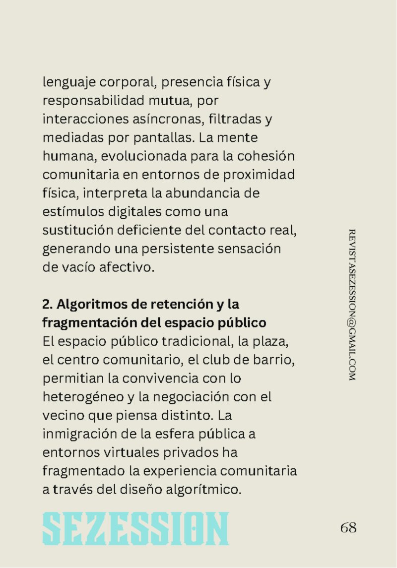 sezession especial buenos lectores n30 — page 68