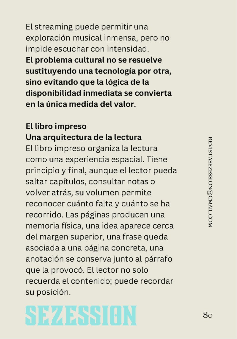 sezession especial buenos lectores n30 — page 80