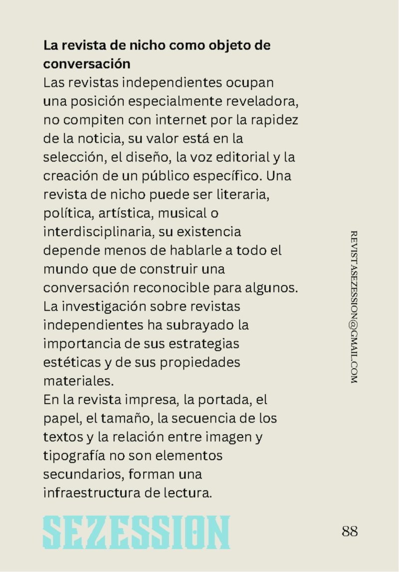 sezession especial buenos lectores n30 — page 88