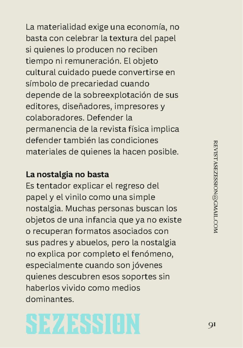sezession especial buenos lectores n30 — page 91