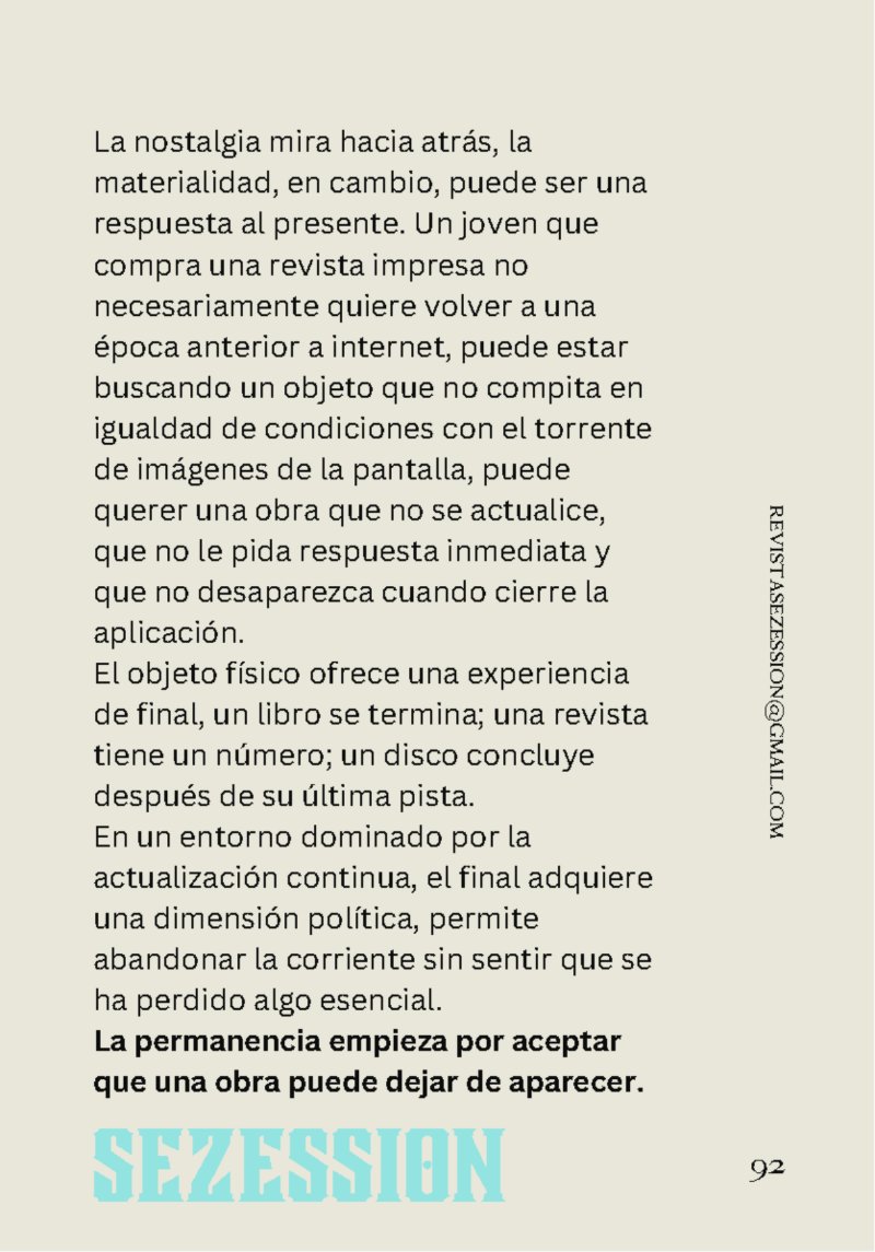 sezession especial buenos lectores n30 — page 92