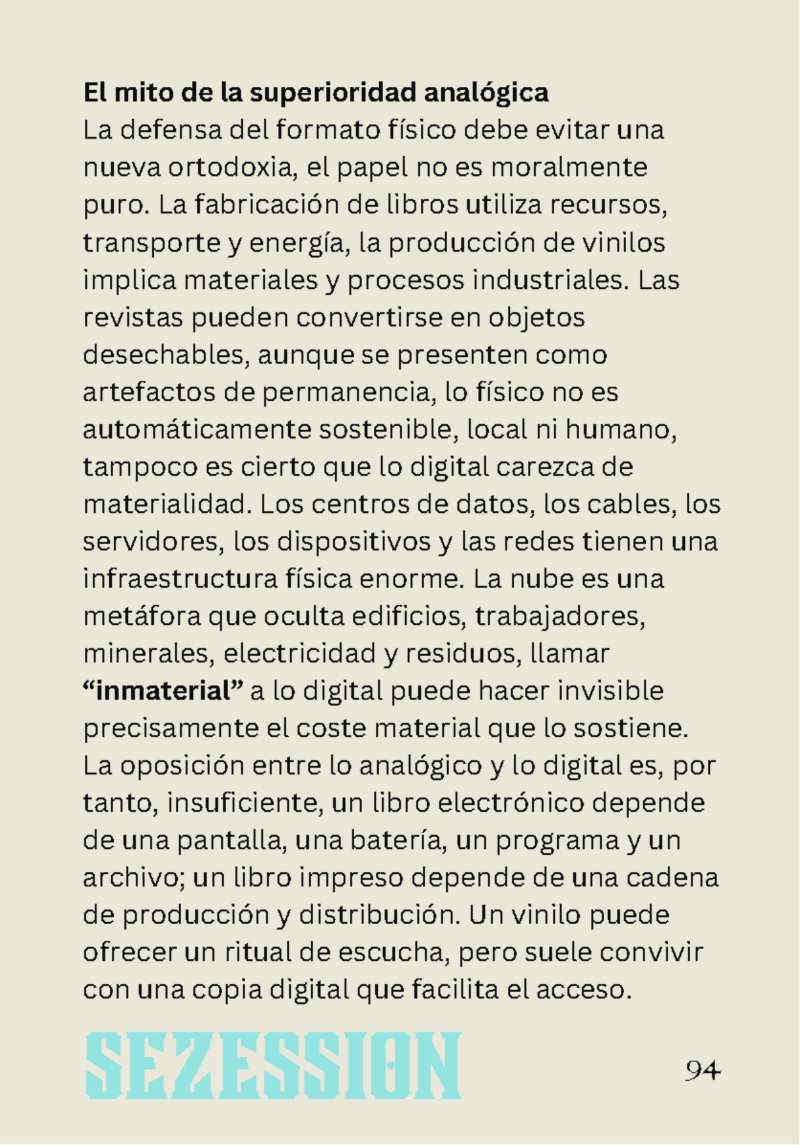 sezession especial buenos lectores n30 — page 94