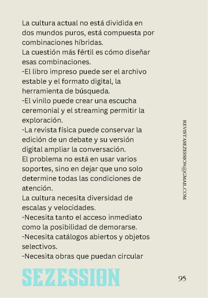 sezession especial buenos lectores n30 — page 95
