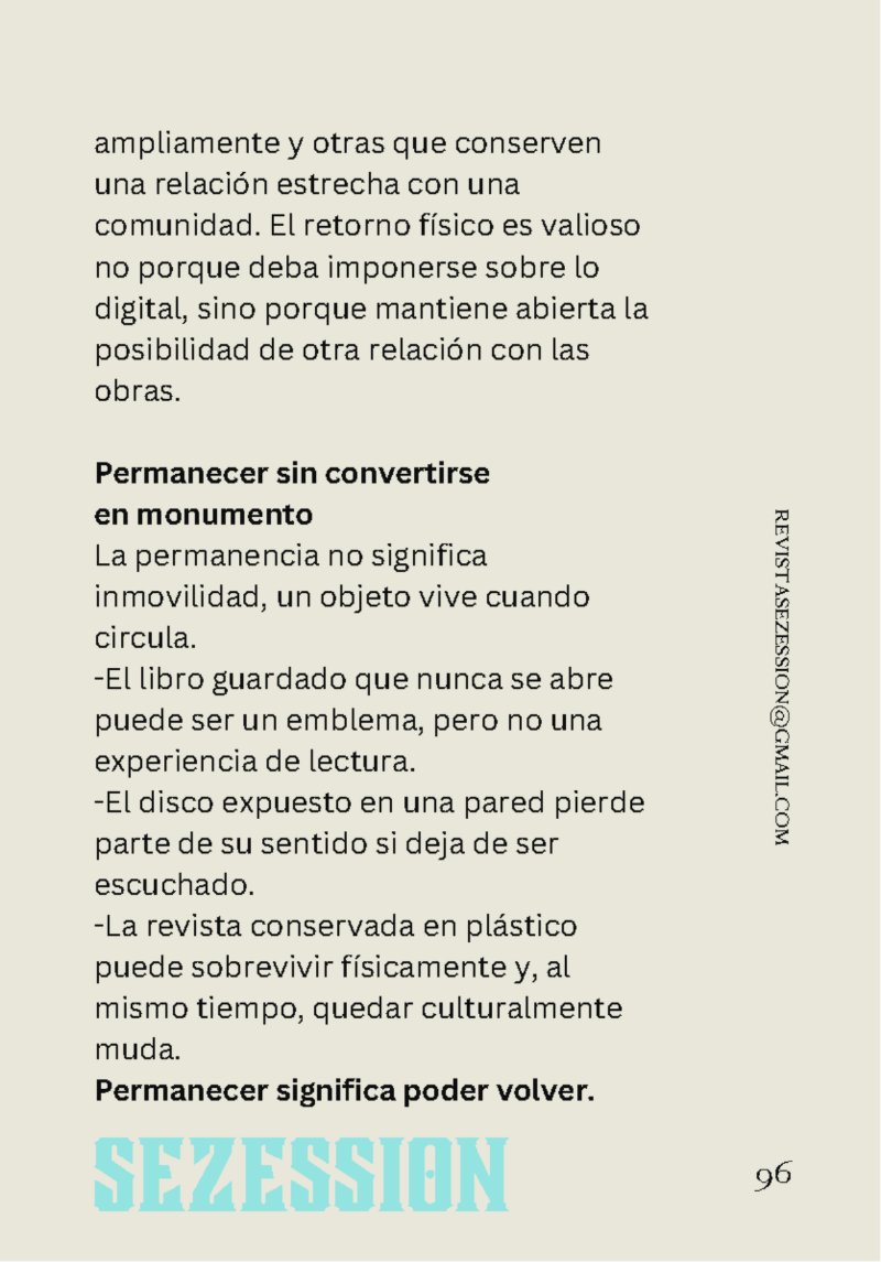 sezession especial buenos lectores n30 — page 96