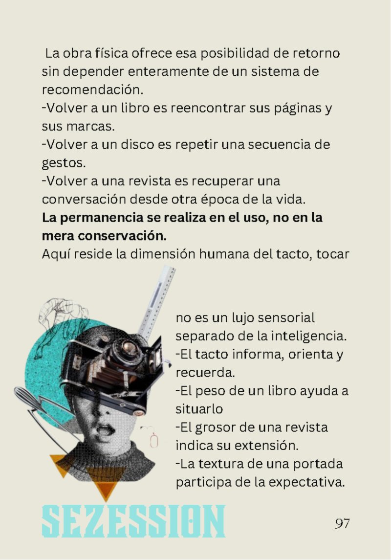 sezession especial buenos lectores n30 — page 97
