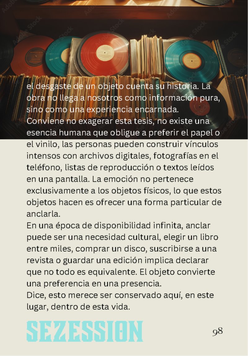 sezession especial buenos lectores n30 — page 98