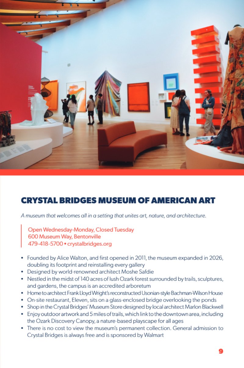 Visit Bentonville Travel Guide 2026 — page 11