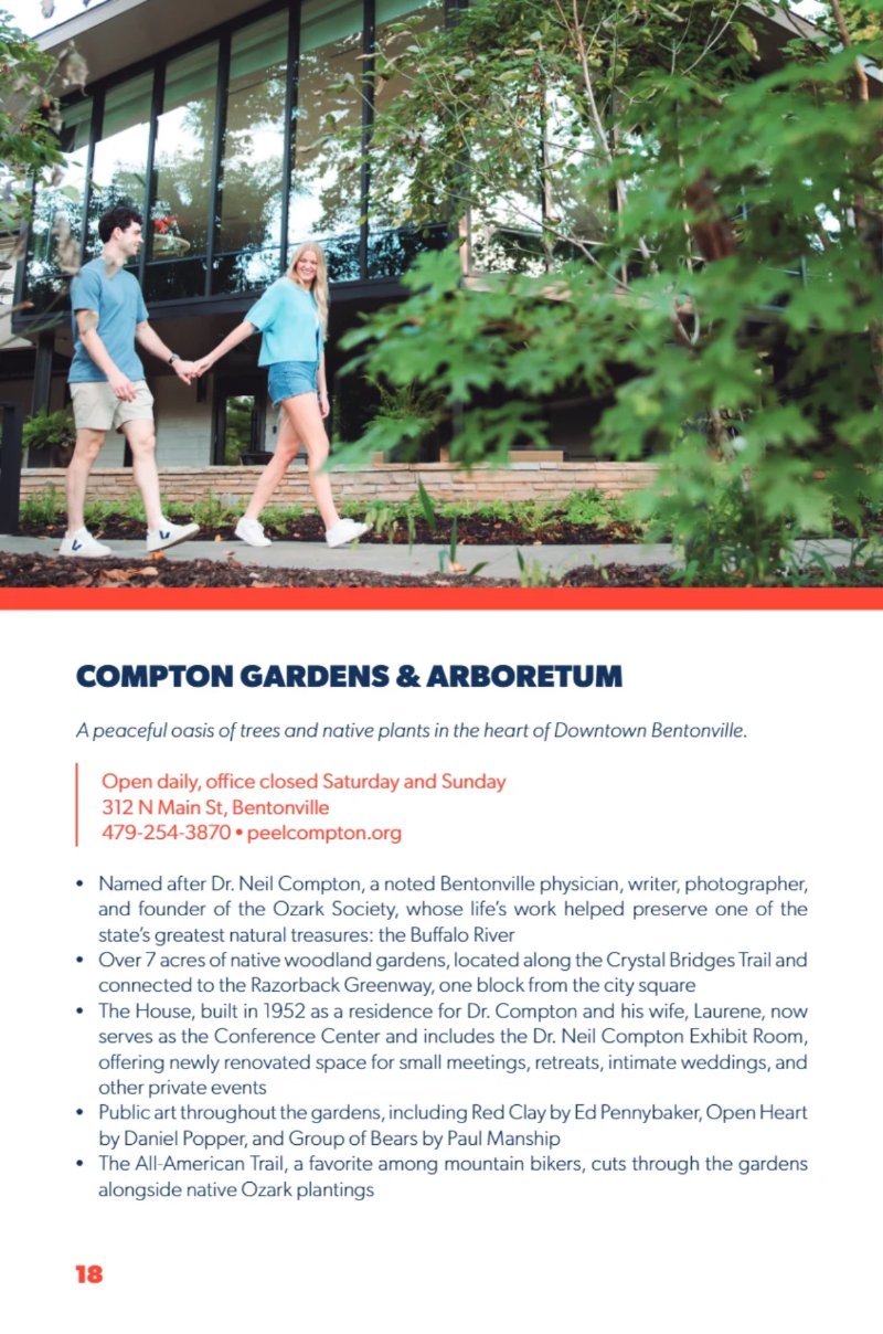 Visit Bentonville Travel Guide 2026 — page 20