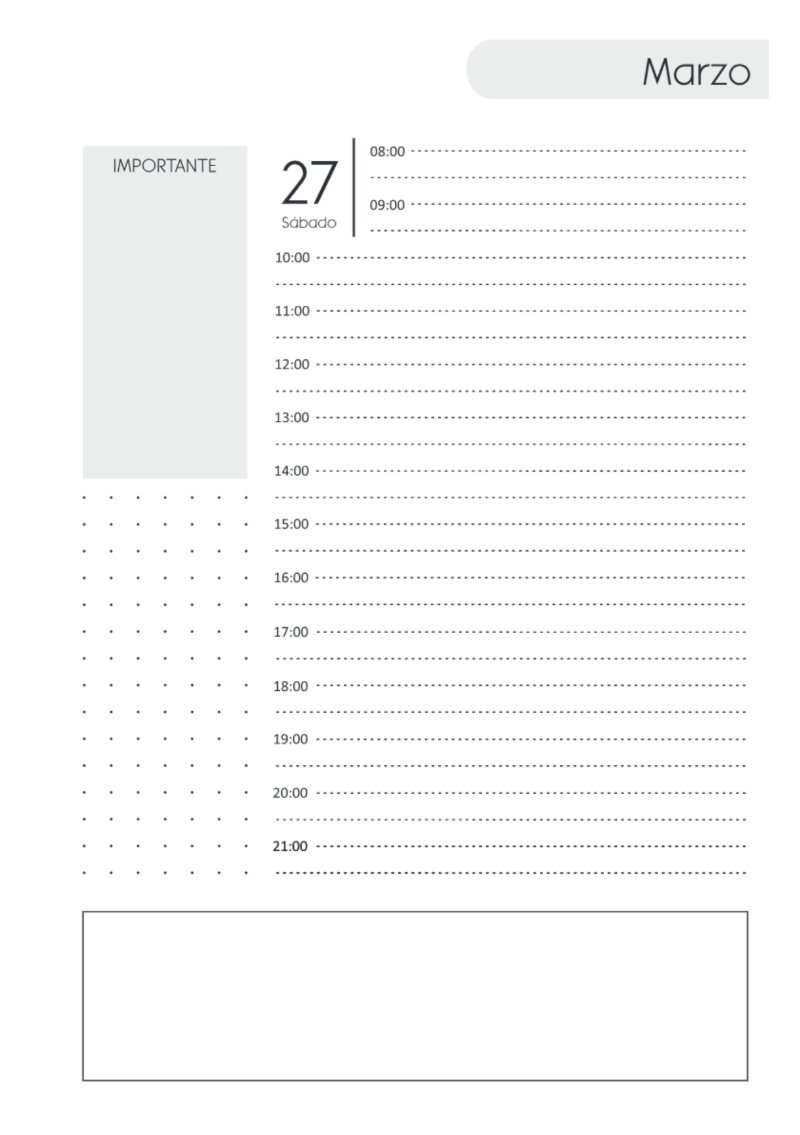 AGENDA DIARIA 2027 — page 103