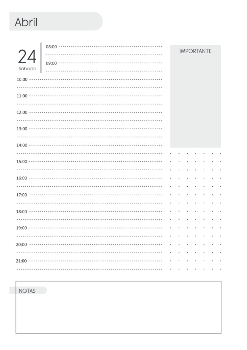 AGENDA DIARIA 2027 — page 134