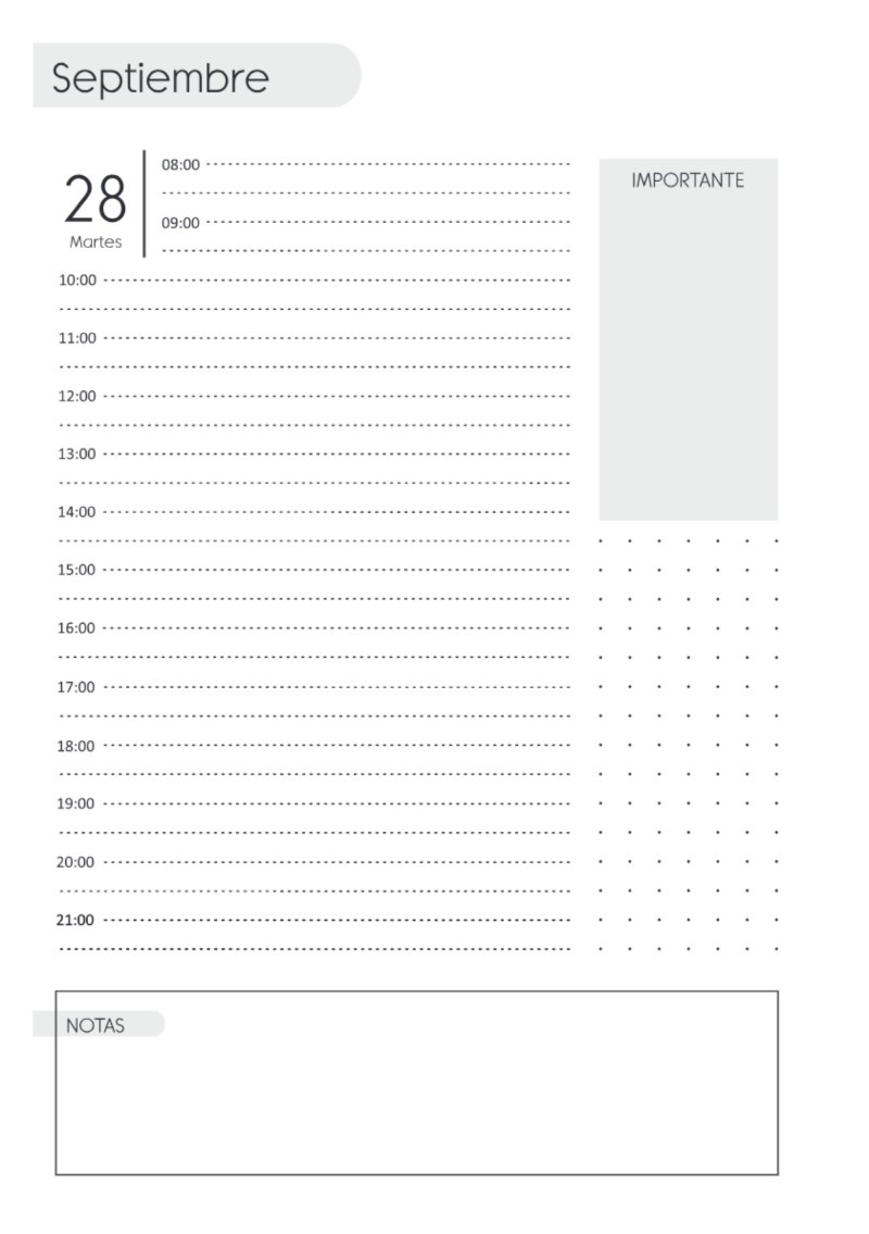 AGENDA DIARIA 2027 — page 304