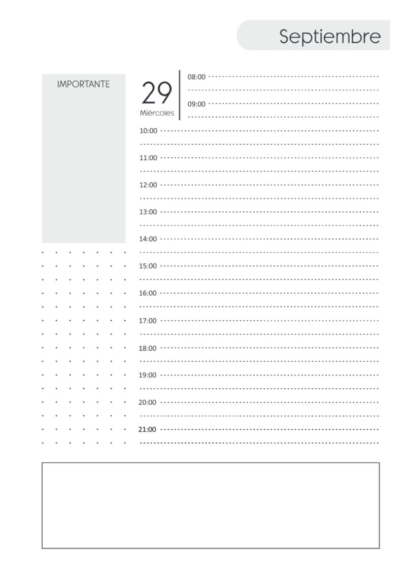 AGENDA DIARIA 2027 — page 305
