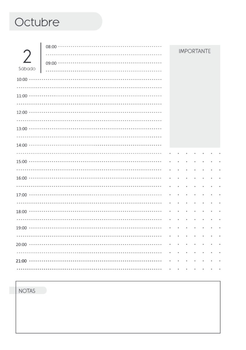 AGENDA DIARIA 2027 — page 310
