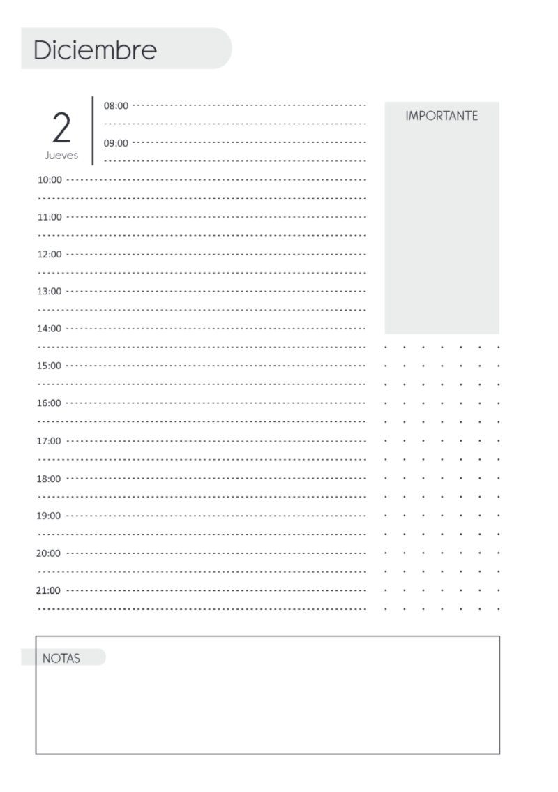 AGENDA DIARIA 2027 — page 376