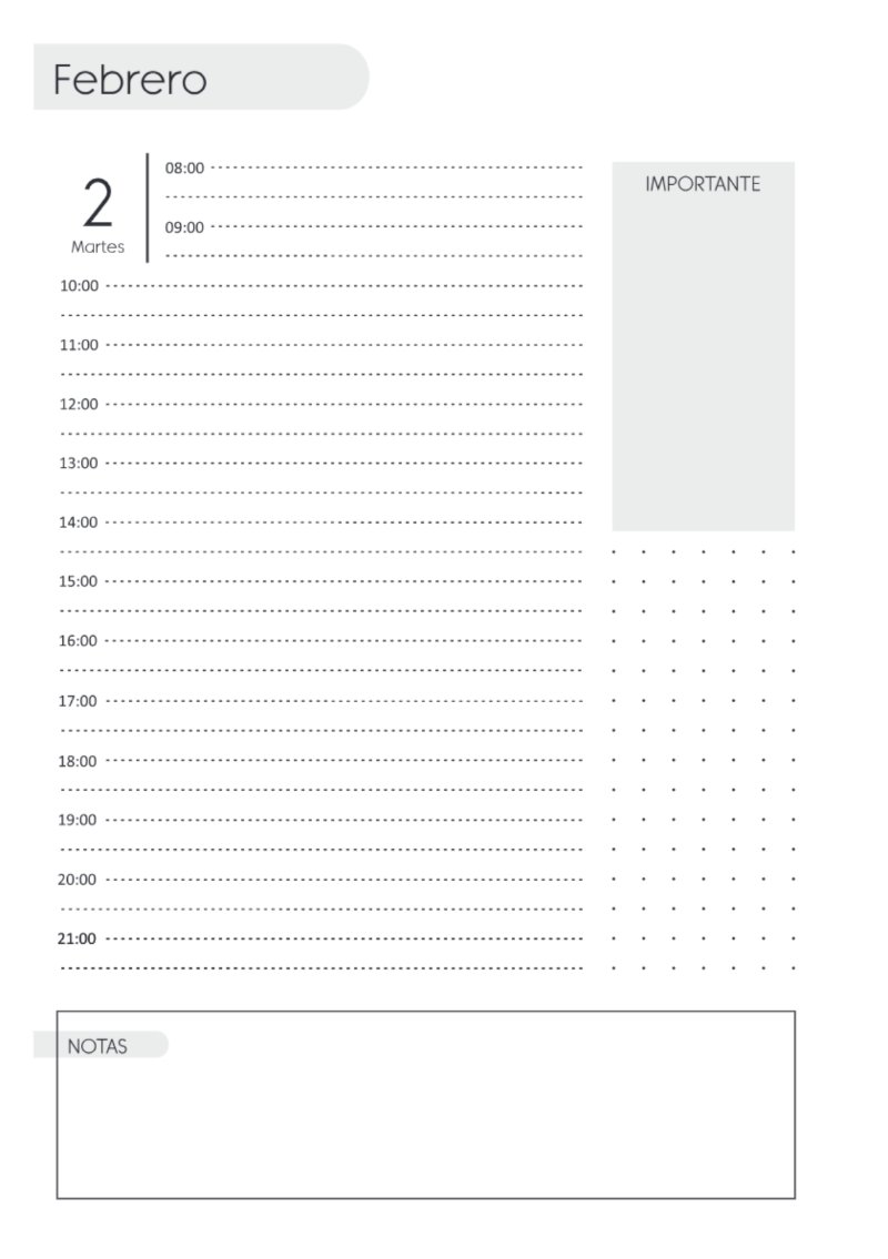 AGENDA DIARIA 2027 — page 48