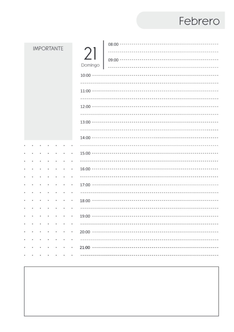 AGENDA DIARIA 2027 — page 67