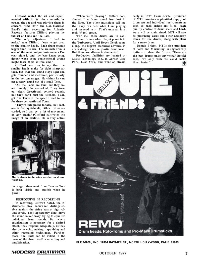 October 1977 - Modern Drummer - Lenny White — page 5