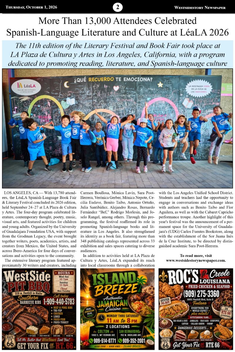 Thursday, October 2 | Volume 40 No. 29 — page 2